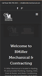 Mobile Screenshot of bmillermechanical.com